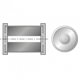 Leman Porte-Outils a Raboter D. 125 mm Ht. 120 mm Pro, Leman Kobleo