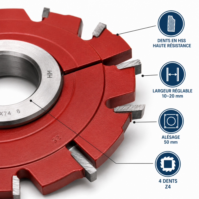 Leman Fraise a Rainer Extensible HSS D. 160 mm Pro, Leman Kobleo