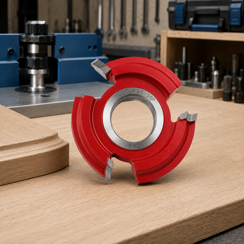 Fraise Conge HSS D. 140 mm R. 8 mm Toupie, Leman
