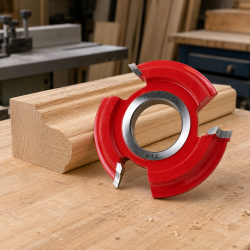 Leman Fraise Quart de Rond HSS R. 8 mm Toupie, Leman Kobleo