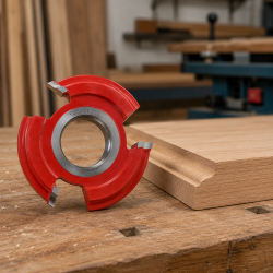 Leman Fraise Quart de Rond HSS R. 10 mm Toupie, Leman Kobleo