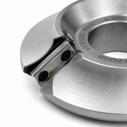Leman Porte-Outils Quart de Rond R. 12 mm Plaquettes, Leman Kobleo