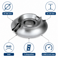 Leman PO Quart Rond R40 D200 LEMAN Kobleo