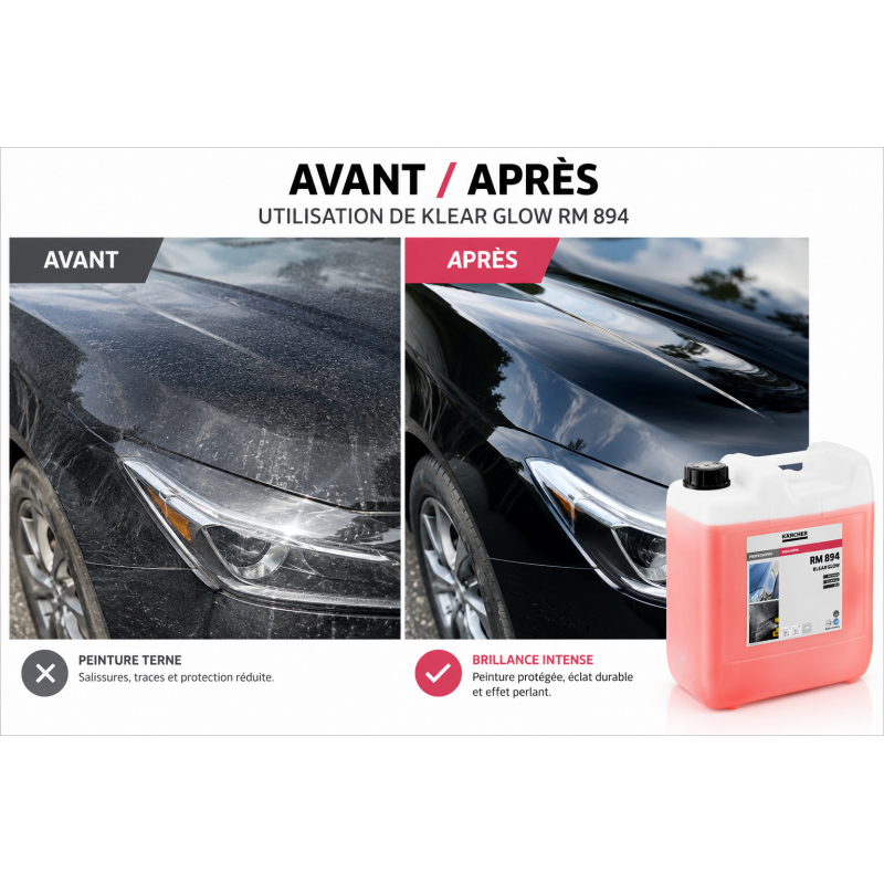 Karcher Cire de Protection VehiclePro Klear Glow RM 894 10 L, Karcher Kobleo