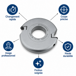 Leman Porte-Outils Conge Plaquettes D. 140 mm R. 8 mm, Leman Kobleo