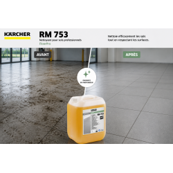 Karcher Nettoyant Gres Cerame FloorPro RM 753 Bidon de 10 L, Karcher Kobleo