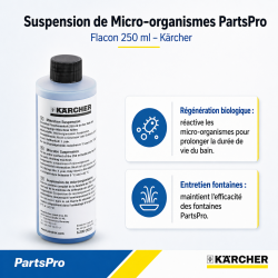 Karcher Suspension de Micro-organismes PartsPro Flacon 250 ml, Karcher Kobleo