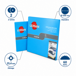 Leman Lot 2 Lames Circ. D305 Dry LEMAN Kobleo