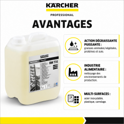 Karcher Dissolvant Graisse et Proteines PressurePro RM 731 5 L, Karcher Kobleo