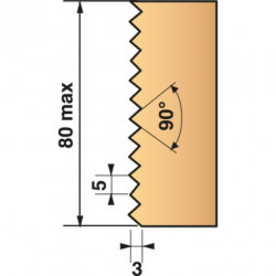 Leman Fraise a Jointer HM D. 120 mm Alesage 50 mm, Leman Kobleo