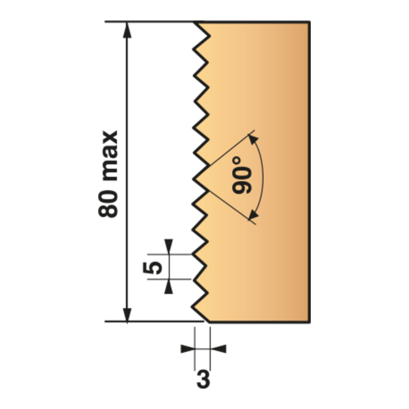 Leman Fraise a Jointer HM D. 120 mm Alesage 50 mm, Leman Kobleo
