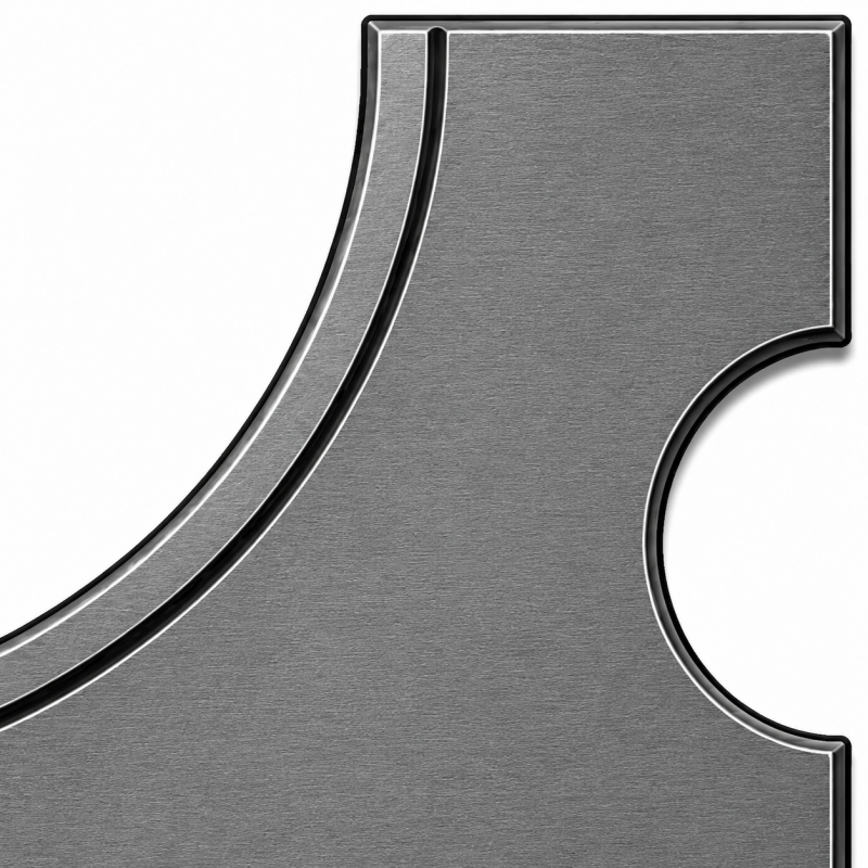 Plaquette Carbure Quart de Rond R. 5 mm Pro, Leman