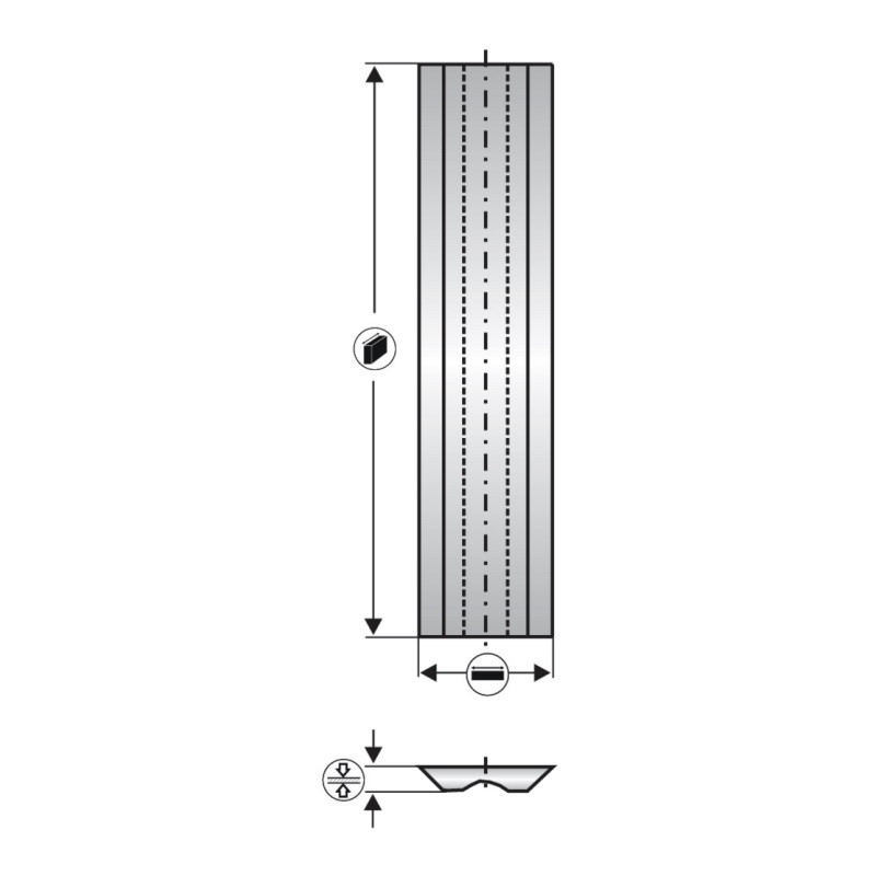 Leman Fer Reversible HSS Terminus 510x14 LEMAN Kobleo