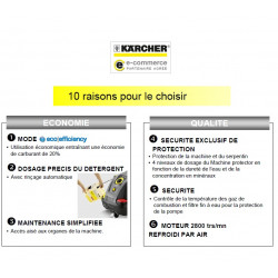 Karcher Nettoyeur Haute Pression Eau chaude Pro 47kW 660l/h (Triphasé) HDS 7/1 Karcher Kobleo