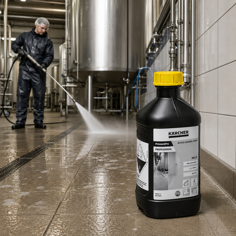 Karcher Detergent Actif PressurePro Acide RM 25 Bidon de 2.5 L, Karcher Kobleo