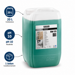 Karcher Detergent Actif PressurePro RM 55 Neutre Bidon de 20 L, Karcher Kobleo