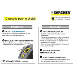Karcher Nettoyeur haute pression eau chaude HDS 5/12 C 3.2kW 500L/h Karcher Kobleo Karcher Nettoyeur haute pression eau chaude HDS 5/12 C 3.2kW 500L/h Karcher Kobleo