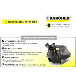 Karcher Nettoyeur haute pression eau chaude HDS 5/12 C 3.2kW 500L/h Karcher Kobleo Karcher Nettoyeur haute pression eau chaude HDS 5/12 C 3.2kW 500L/h Karcher Kobleo