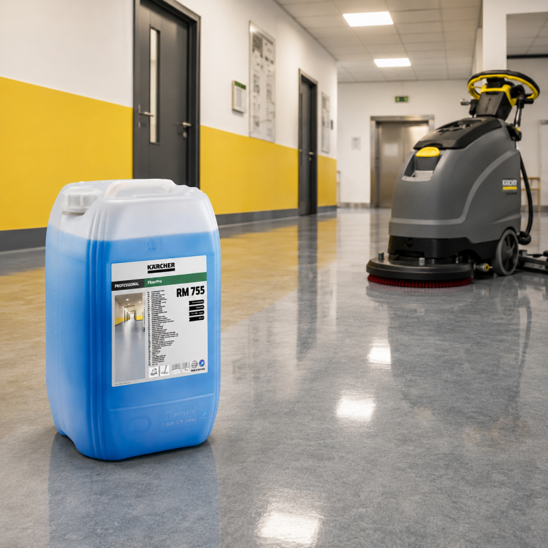 Karcher Nettoyant pour Sol Brillant FloorPro RM 755 Bidon de 20 L, Karcher Kobleo