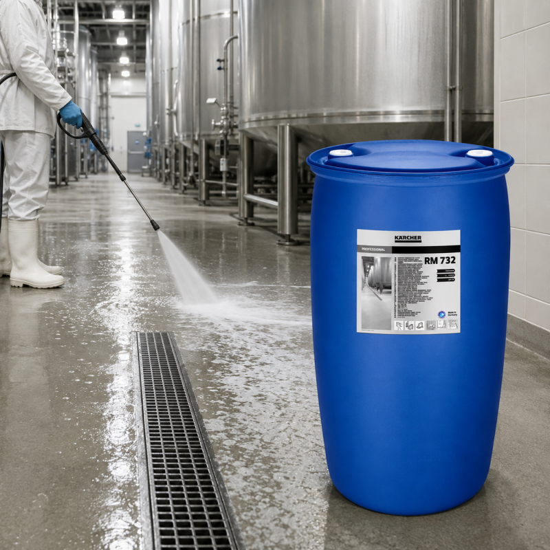 Karcher Produit Nettoyant Desinfectant RM 732 Bidon de 200 L, Karcher Kobleo