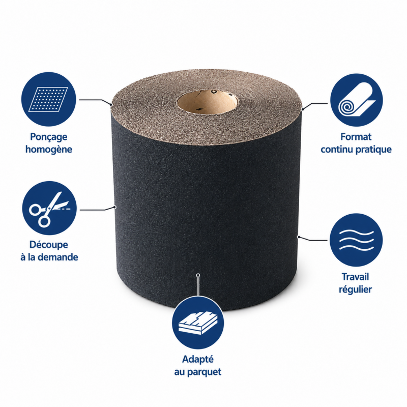 Leman Rouleau Abrasif Parquet Gr50 LEMAN Kobleo