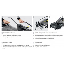 Karcher Balayeuse multifonction autotractée 26KW 35 CV 800MM 1680 m²/h KM 80 W Kobleo Karcher Balayeuse multifonction autotractée 26KW 35 CV 800MM 1680 m²/h KM 80 W Kobleo