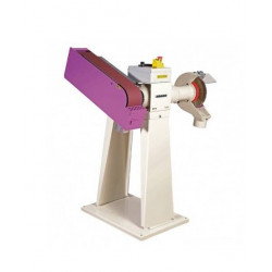 Sidamo Ponceuse à bande et brosse combinée 363s 1700W 400V 1500x120mm Sidamo Kobleo