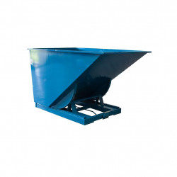 Fimm Benne en tôle auto-basculante 2500 L charge 2000 kg coloris bleu Kobleo
