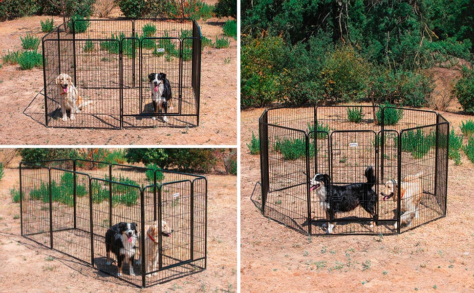 Parc Enclos pour chien chiot et lapin modulable