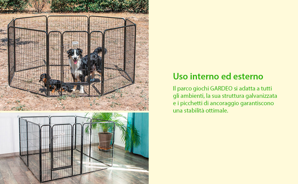 Recinto per cani, cuccioli e conigli GARDEO