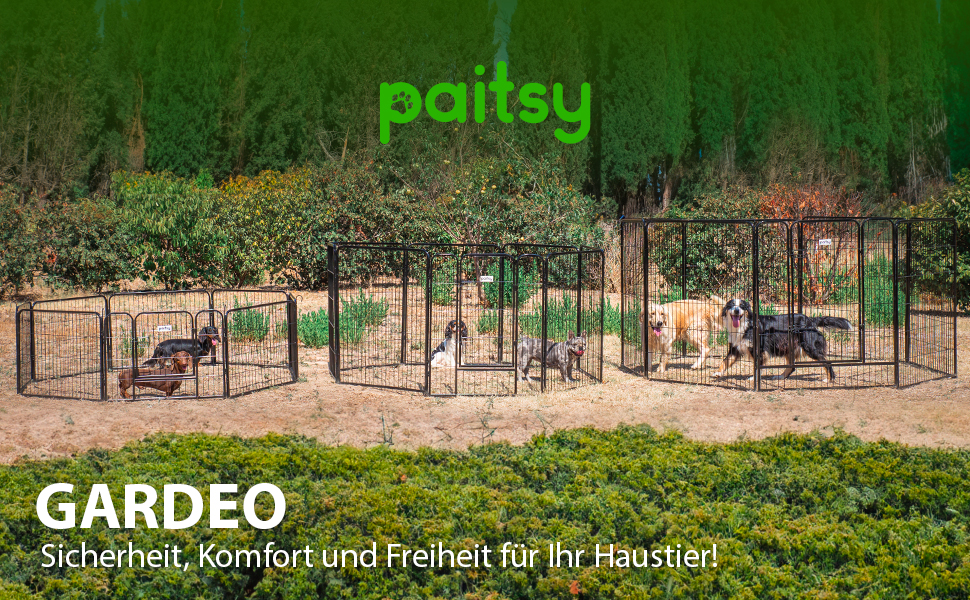 Hunde-, Welpen- und Kaninchengehege GARDEO