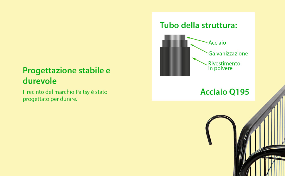 Recinto per cani, cuccioli e conigli GARDEO